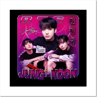 BTS JUNGKOOK BOOTLEG T-SHIRT Posters and Art